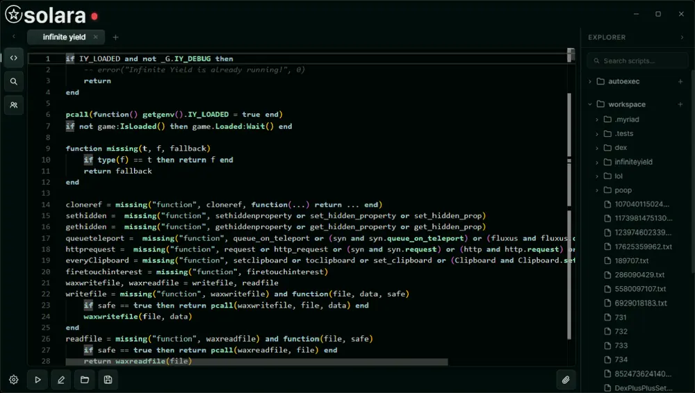 Solara in the Mint theme.